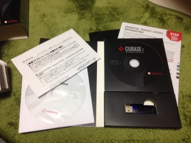 CubaseのUSB-elicenser(steinberg key)を紛失&Cubaseを新規購入: 気に